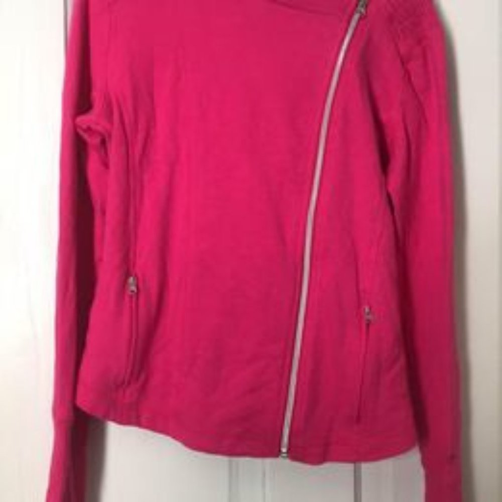 Pink Champion Zip Up Jacket (Size M)